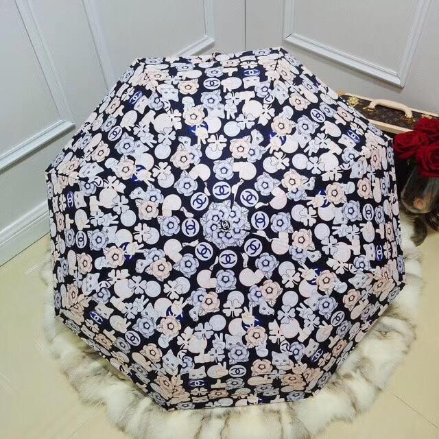 CHANEL香奈兒傘 時尚單品 招財龍貓 春夏新品 驚豔款 最新款山茶花 全自動UV晴雨傘  zm1016